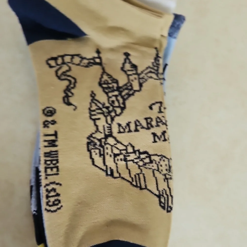 Warner Bros. Blue and Yellow Casual Socks